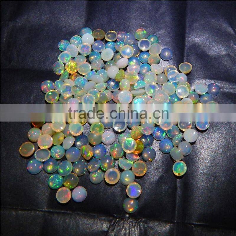 5mm NATURAL ETHIOPIAN OPAL NICE RAINBOW FIRE QUALITY LOT