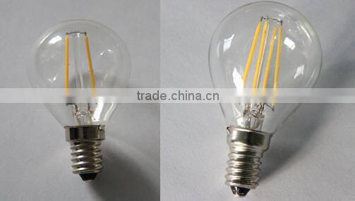 G45 E14 led filament bulb with 3W fully class