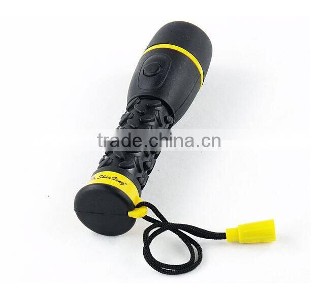 waterproof rubber flashlight mini led flashlight