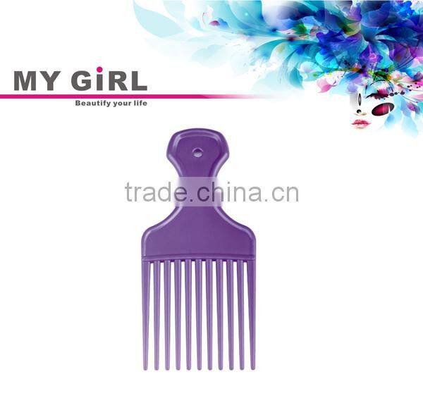 MY GIRL 2016 wholesale Morden Moon Design fluff comb black mens plastic magic laser hair comb