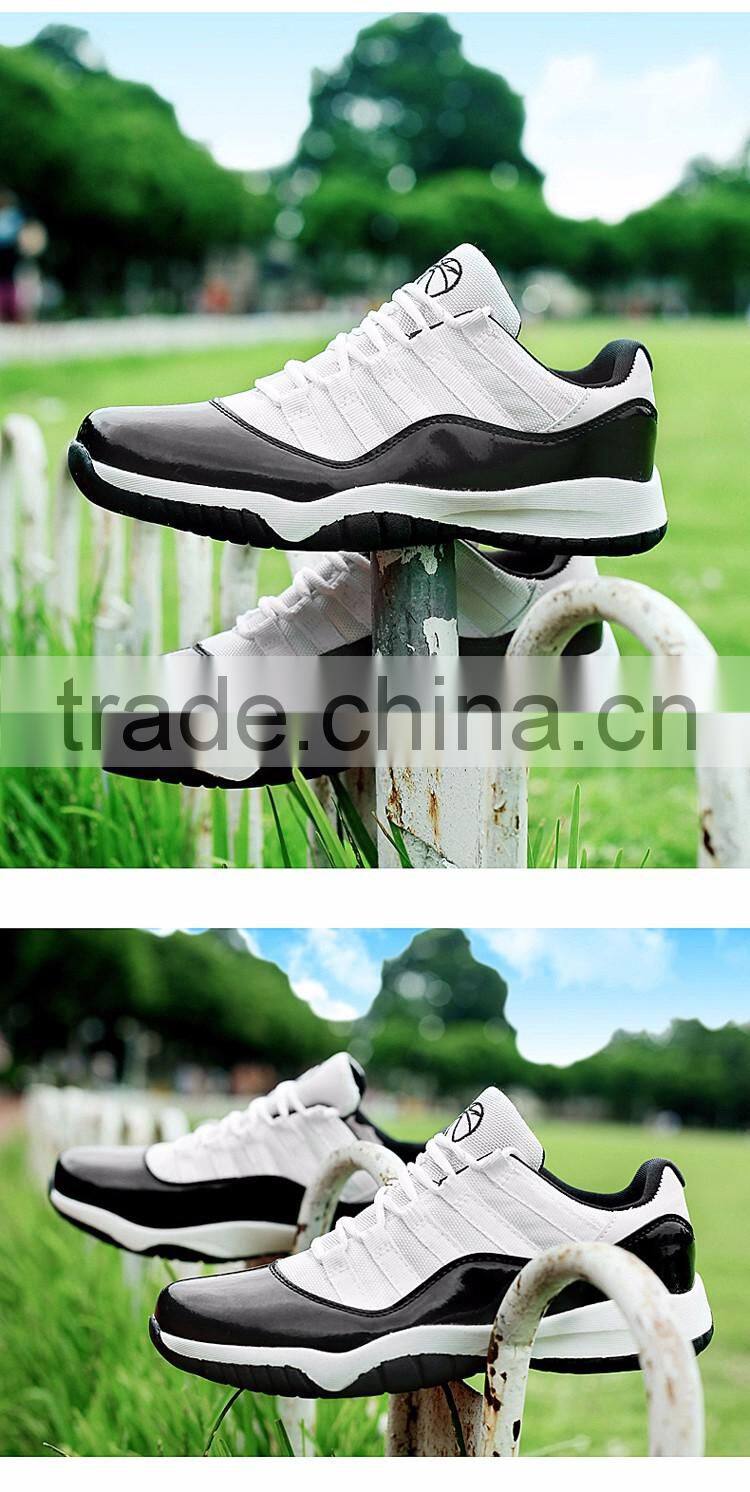 2016 high quality rubber sole light sport low-top basketball shoes for men