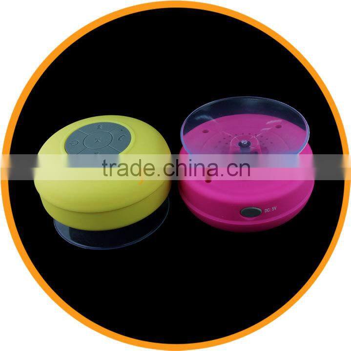 Dailyetech BST-06 Mini Waterproof Wireless Bluetooth Handsfree Suction Speaker Shower Car