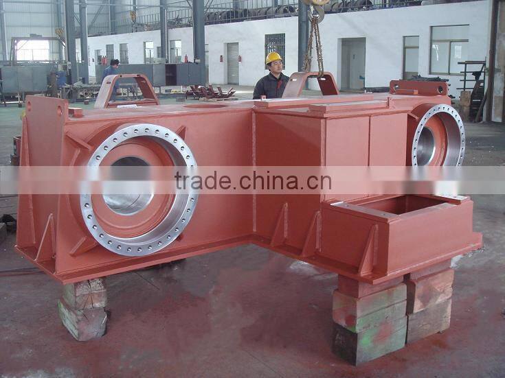 Customized large steel welding drilling cutting milling parts servies