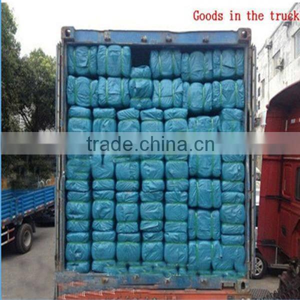 White and colored yarn cotton fabric