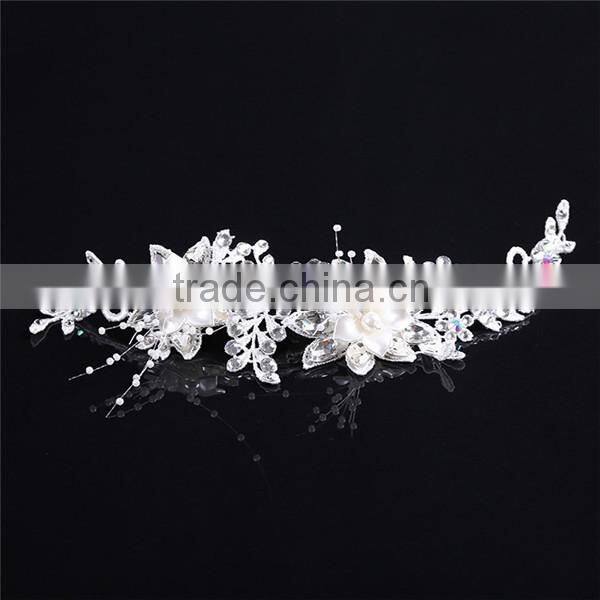 MYLOVE rhinestone pearl bridal hair jewelry women accessory handmade asian bridal jewelry MLF120