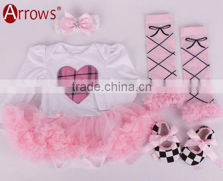 China Best Selling Products New Fashion Girls Tops Baby Long Sleeve Peplum Dress