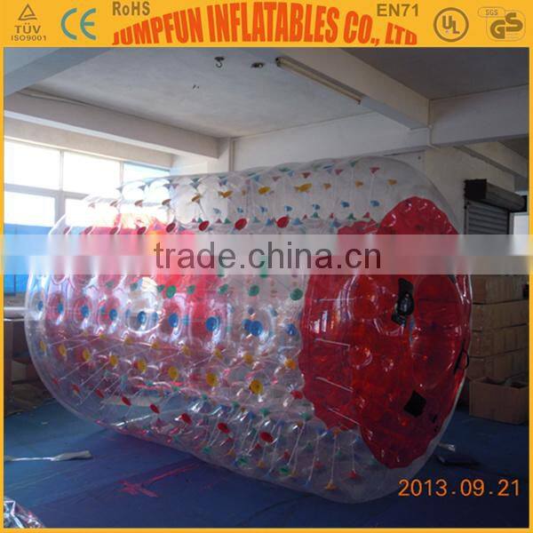 Inflatable aqua balloon ,water zorb roller play on water or lake
