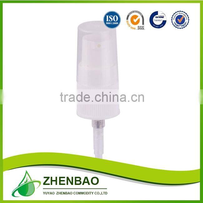 Treatment lotion pump,pump for cosmetic ues,PP cream pump from Zhenbao Factory