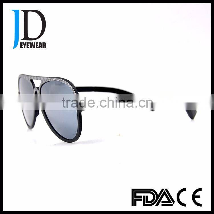 Most Popular Vintage Custom Flat Top Carbon Fiber Sunglasses