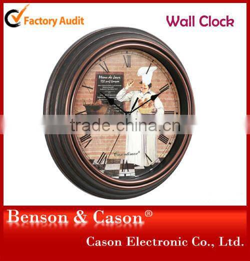 12 Inch Plastic Wall Clock Classic Clock
