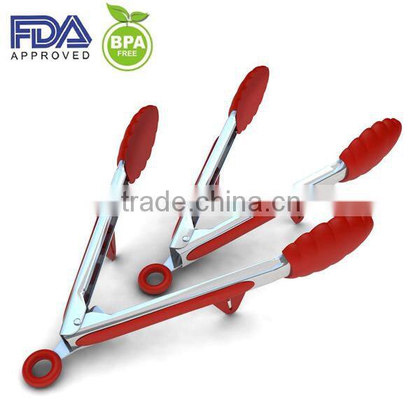 Premium Silicone Food Tongs Silicone Food Clip Kitchen Tools