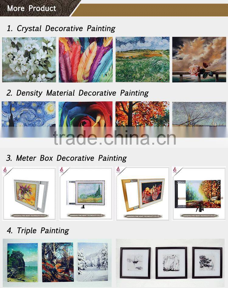 Home decor abstract oil painting , Triptych Painting
