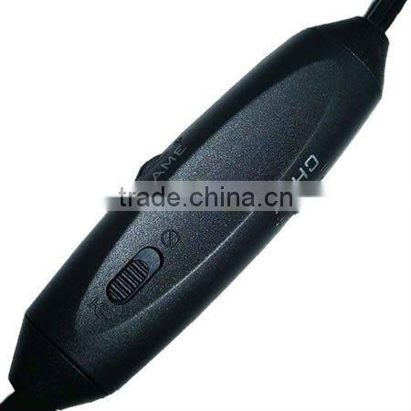 Over-the-head USB/3.5mm Connectors Wired Headset Headphone With Boom Microphone For PS3/Slim PC