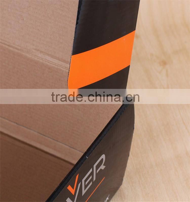 Printing cardboard black custom corrugated box