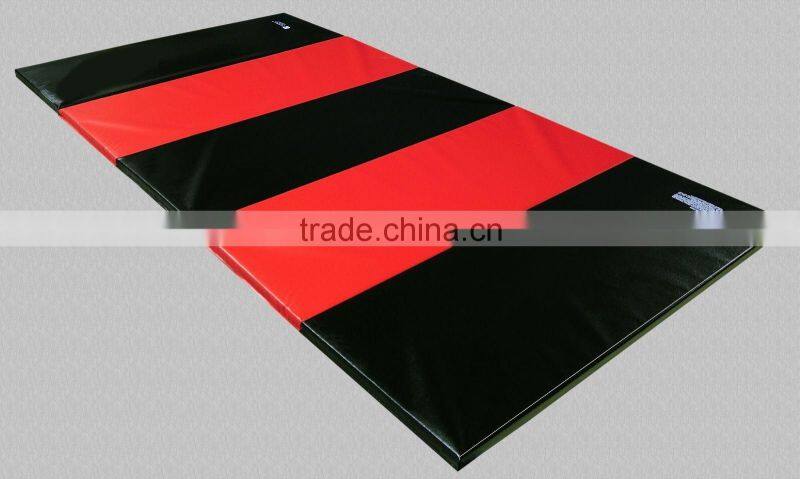 4' x 8' x 2" PU Leather Gymnastics Tumbling / Martial Arts Folding Mat