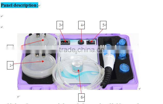 Good effect Water oxygen jet Machine For Skin whitening