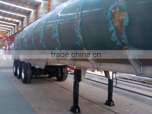 50000 liters capacity oil transportation tanker fuel tank semi trailer