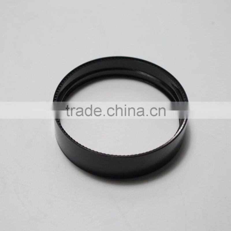 80ml straight side amber glass cream bottle with screw plastic lid