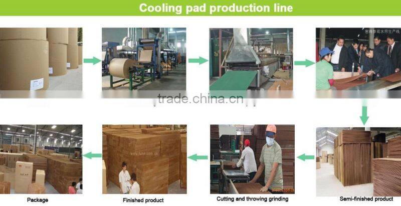 Water cooling pad 7-8 years life time farming equipment ventilation