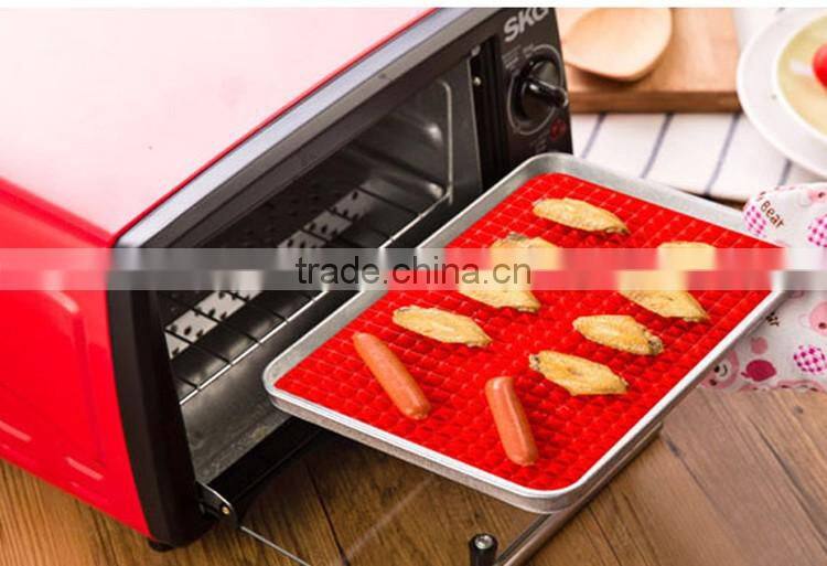 New product kitchen useful soft textile silicone pyramid pan