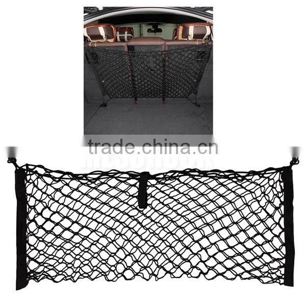 Black Mesh Net Hammock Cargo Storage Mesh Storage Net Trunk Cargo Organizer Cargo Net