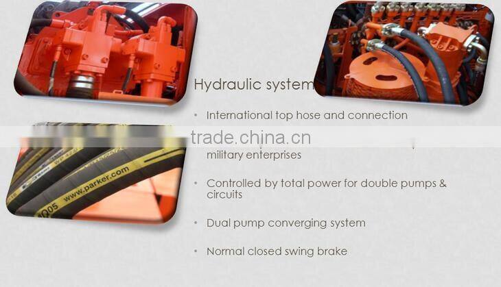 20ton hydraulic electric material handler grabbing excavator