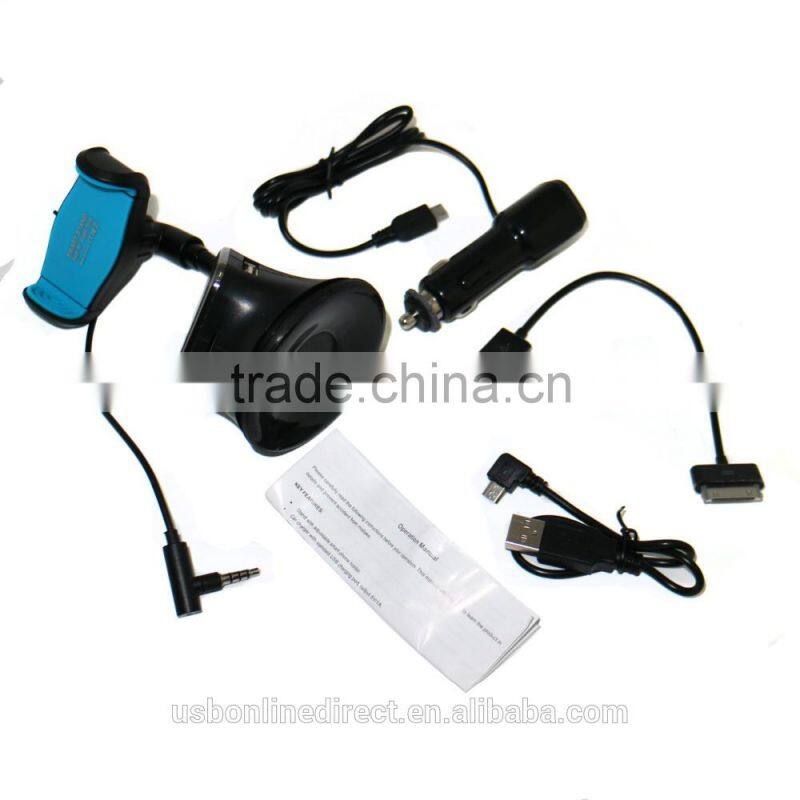 Hot selling FM Transmitter Car Kit car Holder Charger Handsfree MP3 Player for iPhone 6 Samsung