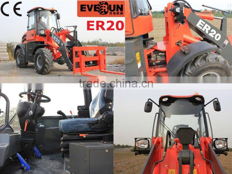 Rops&Fops Front End Loader Er20 with Snow Bucket