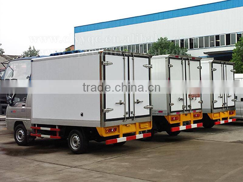 Foton 4X2 gasoline refrigerator truck for sale