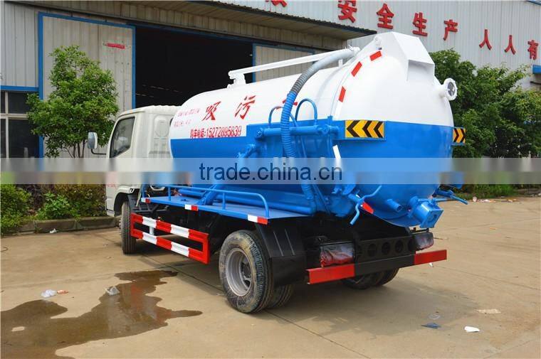 dongfeng 4 cubic meters sewage sucking truck for sale