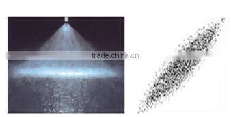 Big flow rate stainless steel U flat fan water jeting nozzle