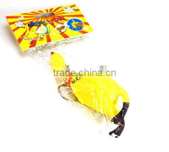 Wholesale china market small size yellow rubber Screaming Chicken relieve stress sound toys