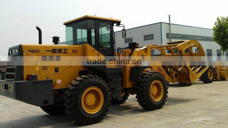 mini loader with grass grab/clamp