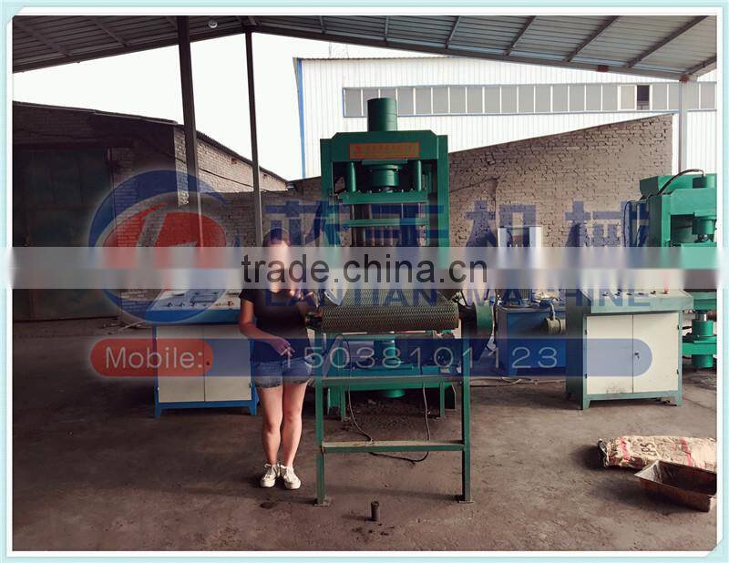 High density and strength wood briquette press machine