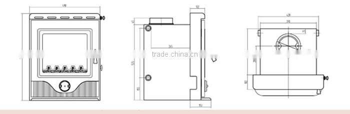 2017 year Morden design wood stove/wood stoves with water jacket from China supplier