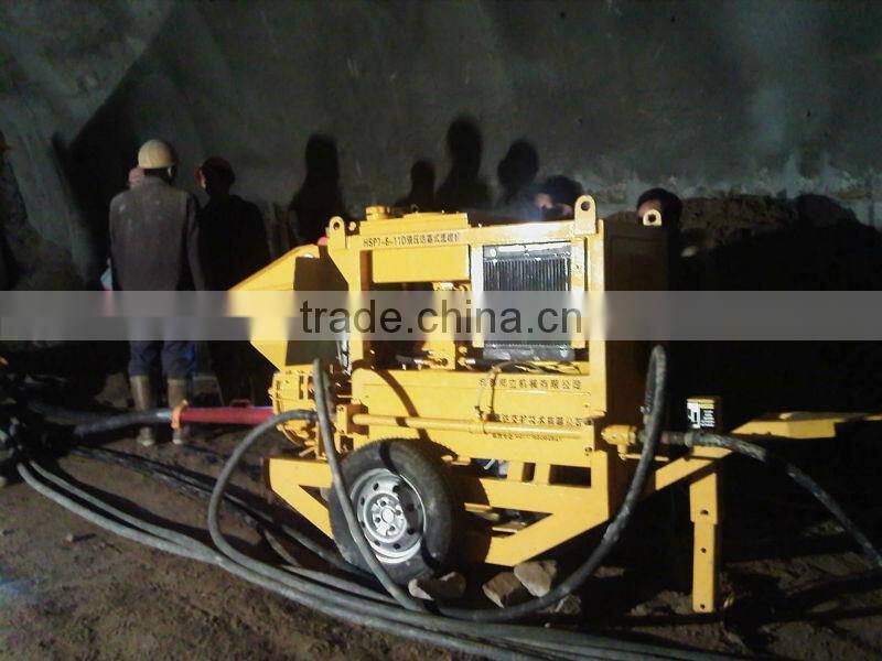 Hot Sell with Electric DriveOutput 7m3/h Dry and Wet Shotcrete Machine
