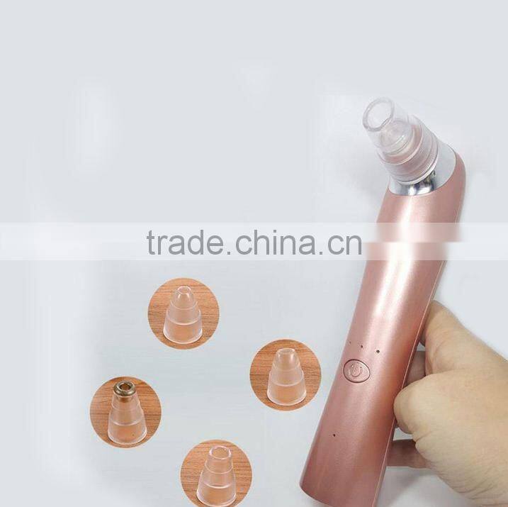 2017 Hot Sell Portable Facial Vacuum Blackhead Remover and skin peeling