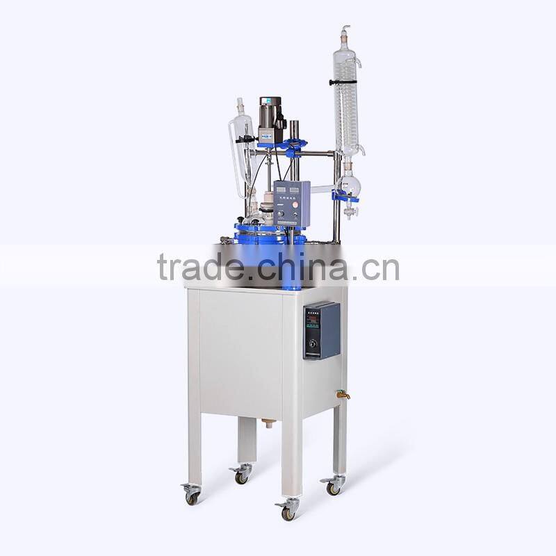 KD Microbiology Lab Instruments Single-layer Glass Reactor
