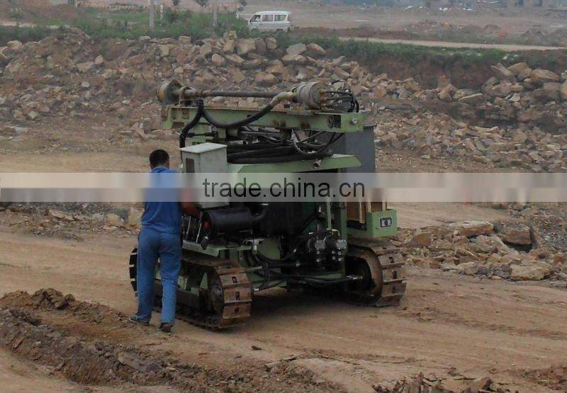 (CTQ-D100YA2) mobile hydraulic crawler drilling equipment