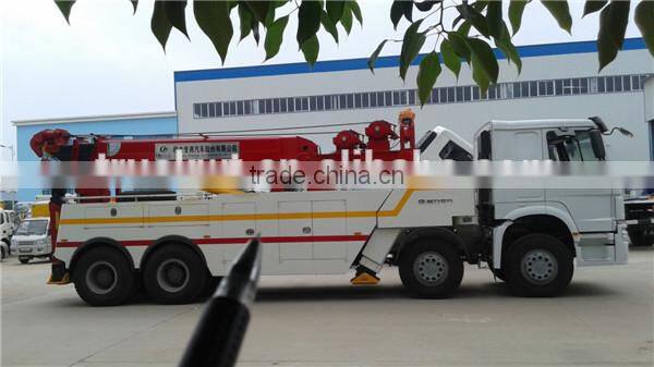 China howo heavy duty rotator tow truck for sale