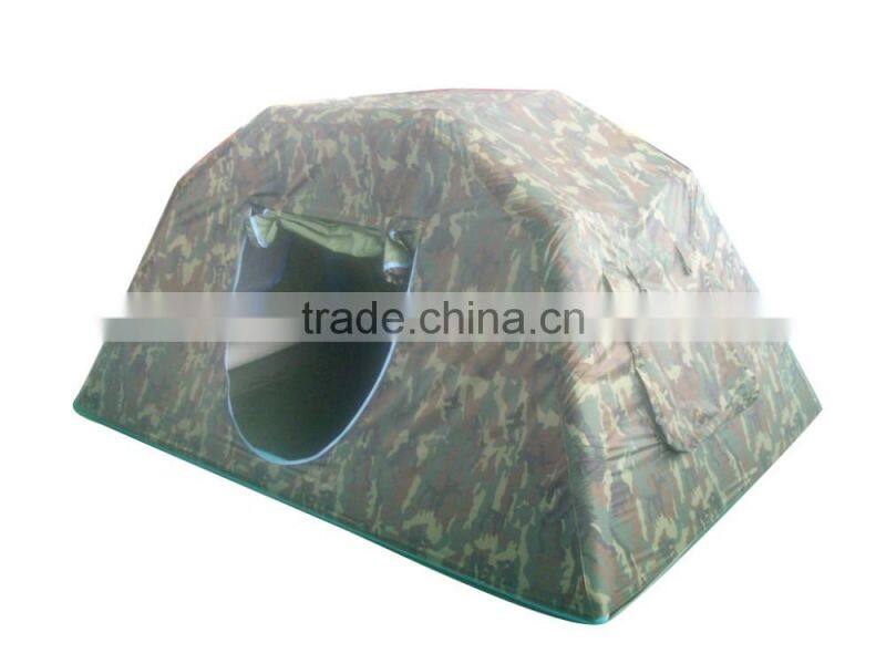 Easy setup outdoor inflatable camping tent with strong waterproof, windproof and light weight