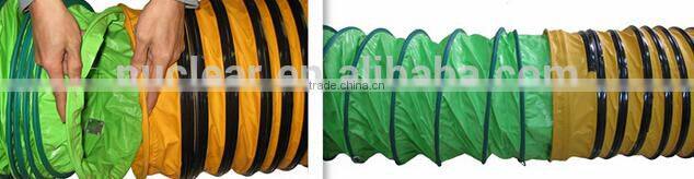 PVC Spiral Fire Retardant Flexible Air Duct material