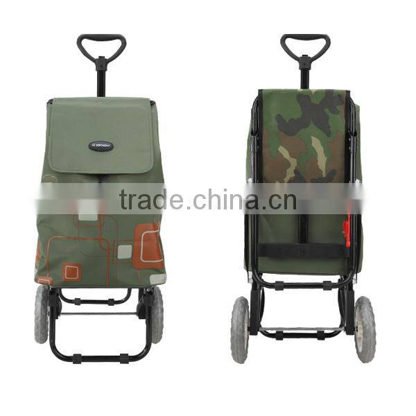 BAG00112 Telescopic Handle Shopping Carts with Seat