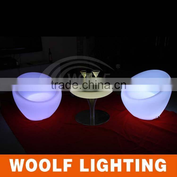 Modern Appearance General Used Color Changing LED Light Up Seat