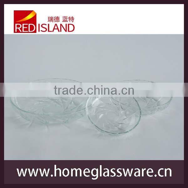 8 inch Fresh Fruit Salad glass plate