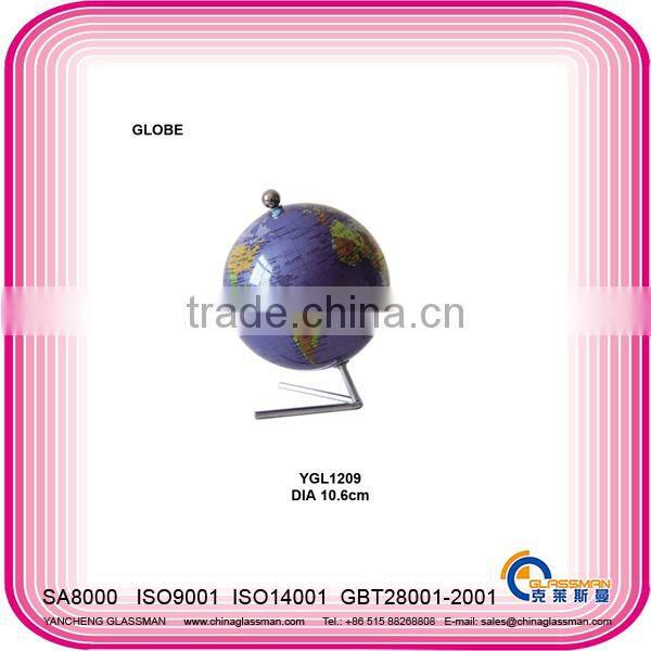 Plastic World Nation Series Revolving Topographic Globe DIA10.6