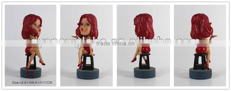 Custom resin bobble head