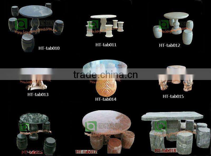 Stone Carving Marble Table with Children Design