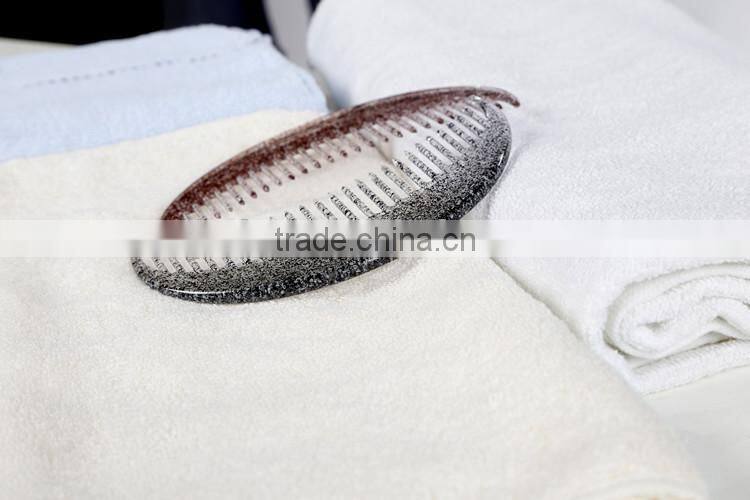 Morden Moon Design Plastic Hair Comb With Crystals Point Hair Brushes