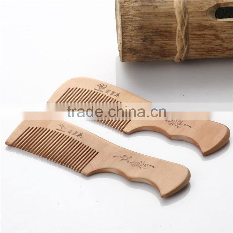 100%Nature Peach Wooden Combs 17.2*4.2